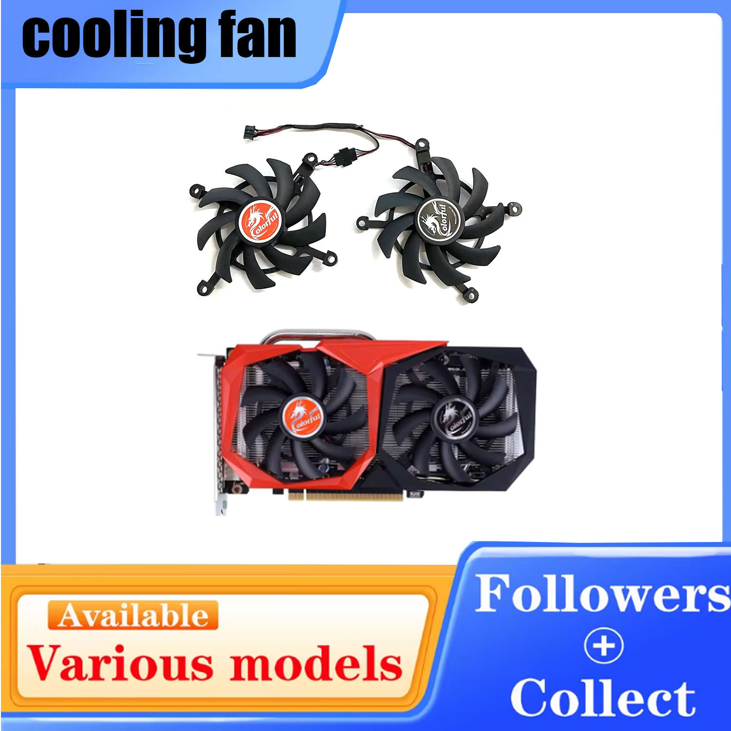 Rtx 4080 Super 16Gb - Ventilateur de refroidissement 85MM pour carte