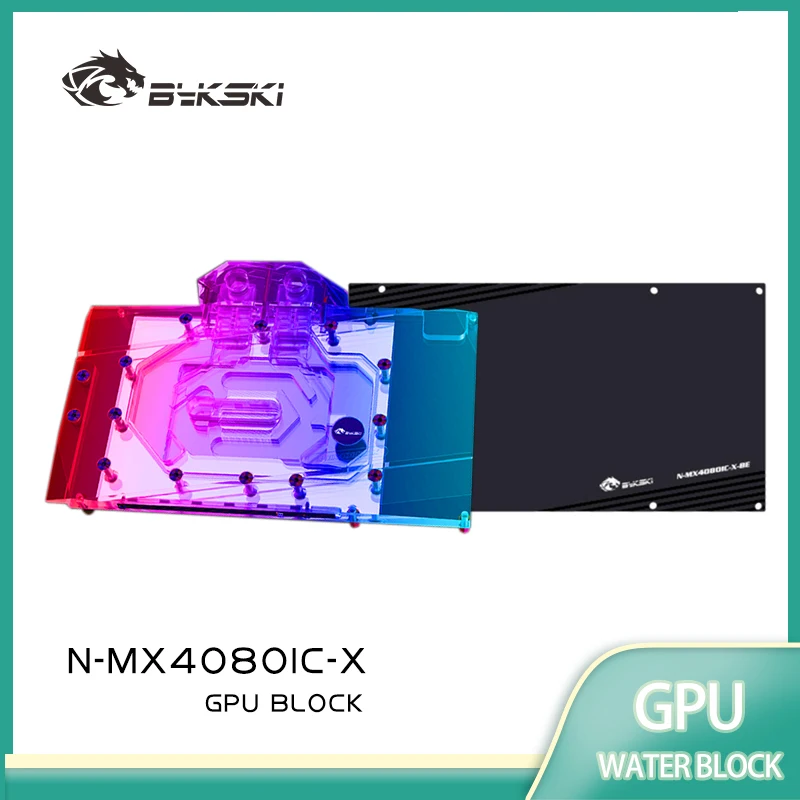 Rtx 4080 Water Cooling Block - Bloc de refroidissement GPU Bykski pour