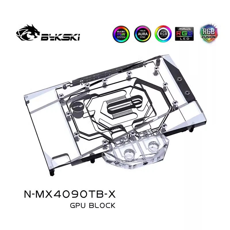 Bloc d'eau Bykski N-MX4090TB-X - Rtx 4090 Water Block Full Cover avis et prix