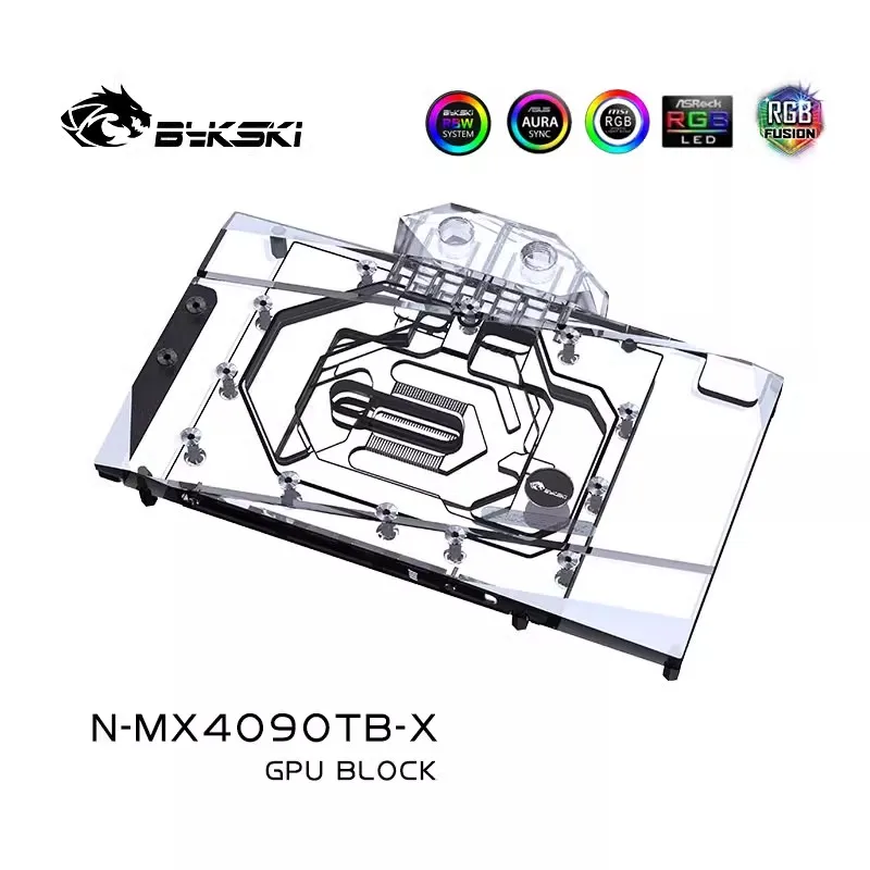 Bloc d'eau Bykski N-MX4090TB-X - Rtx 4090 Water Block Full Cover avis et prix