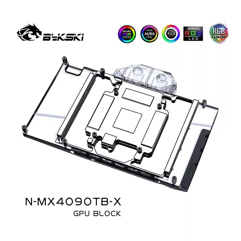 Bloc d'eau Bykski N-MX4090TB-X - Rtx 4090 Water Block Full Cover avis et prix