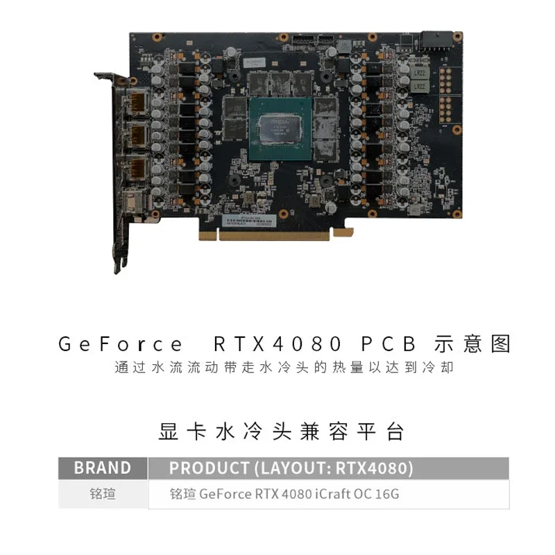 Bloc de refroidissement GPU By - Rtx 4080 Water Cooling Block avis et prix